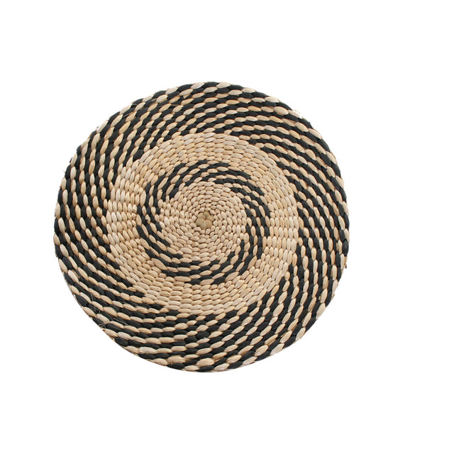 Dessous de plat DKD Home Decor Noir Marron Herbier marin 35 x 35 x 1 cm