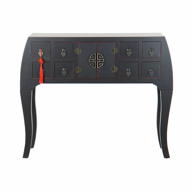 Console DKD Home Decor Bleu Rouge Sapin Bois MDF (98 x 26 x 80 cm)