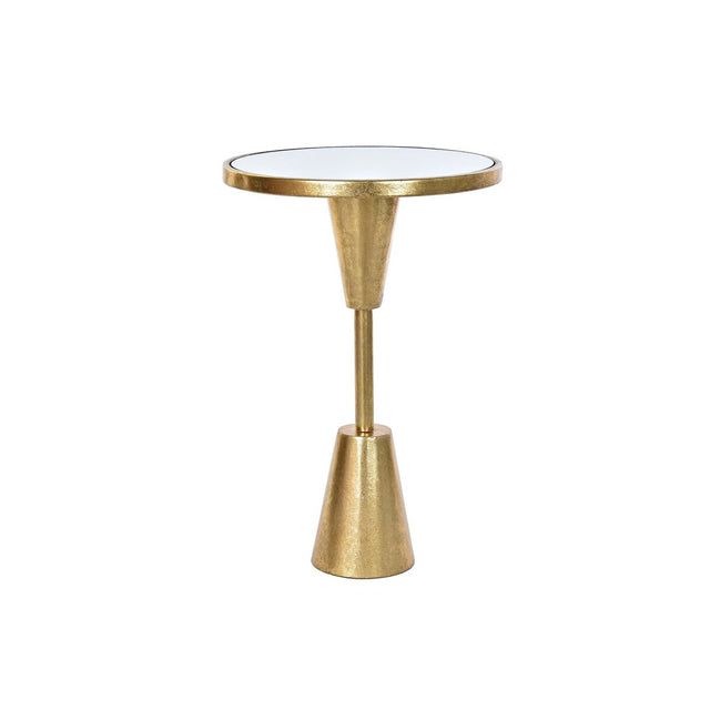 Table d'appoint DKD Home Decor 40,5 x 40,5 x 60 cm Miroir Doré Métal