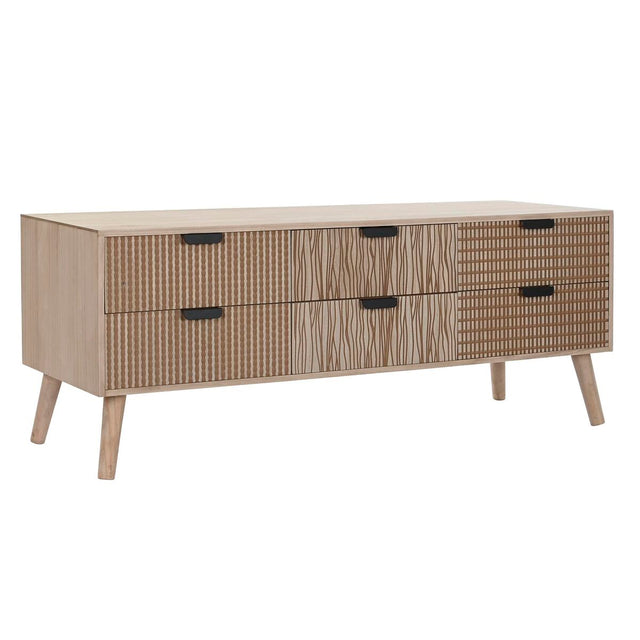 Meubles de télévision DKD Home Decor Sapin Marron Bois MDF 120 x 40 x 47 cm