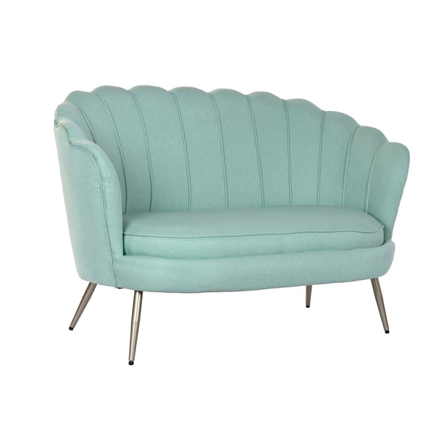 Canapé DKD Home Decor 130 x 77 x 83 cm Scandi Métal Vert