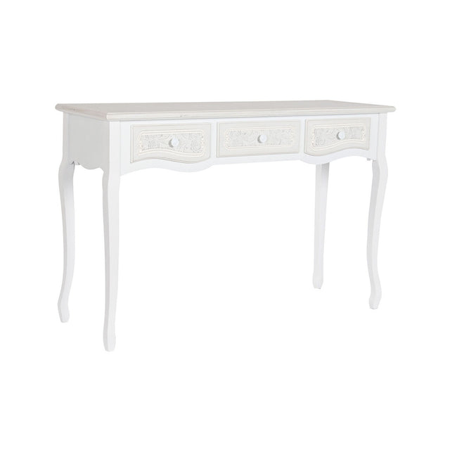 Console DKD Home Decor Bois Blanc Bois MDF (120 x 40 x 78,5 cm)