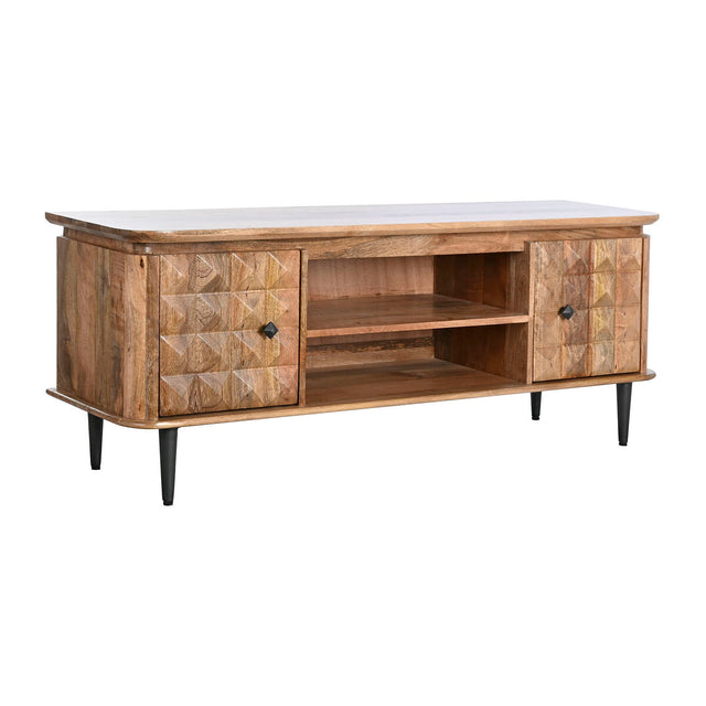 Meubles de télévision DKD Home Decor 140 x 40 x 55 cm Naturel Métal Bois de manguier