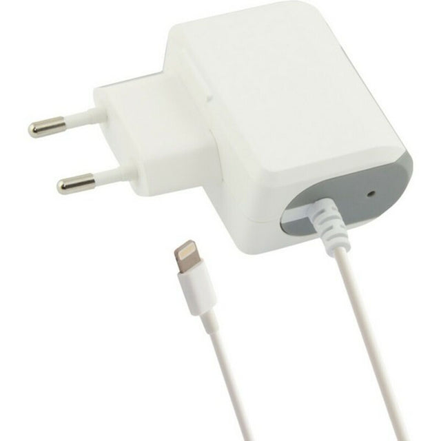 Chargeur mural Lightning 1A Contact iPhone Blanc