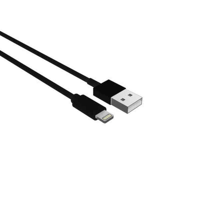 Câble Lightning Contact iPhone Noir (1 m)