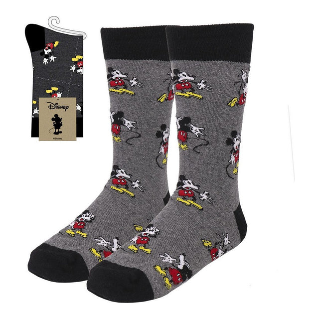 Chaussettes Mickey Mouse Adulte Gris
