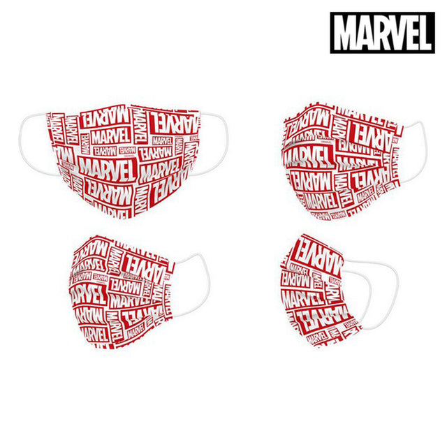Masque hygiénique Marvel + 11 Ans Rouge