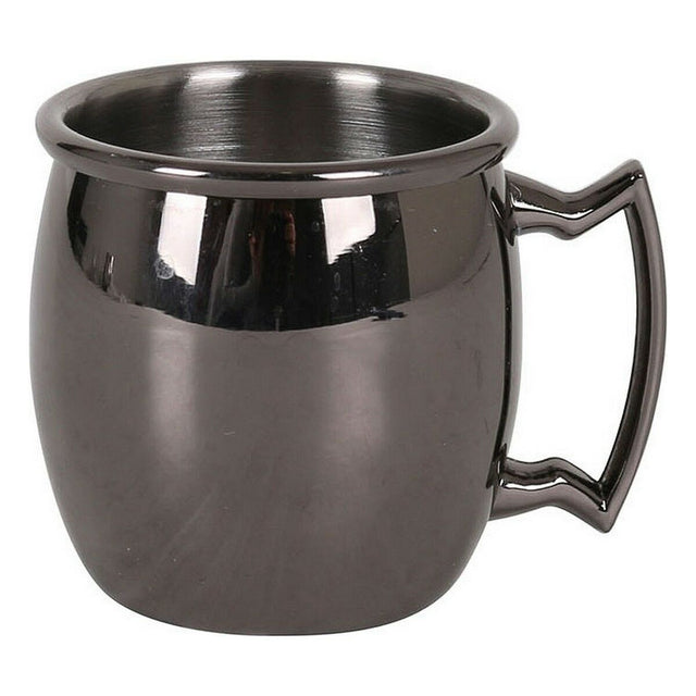 Chope à bière Mini Luxury Noir Acier inoxydable (4,5 x 4,5 x 6 cm) (60 ml)