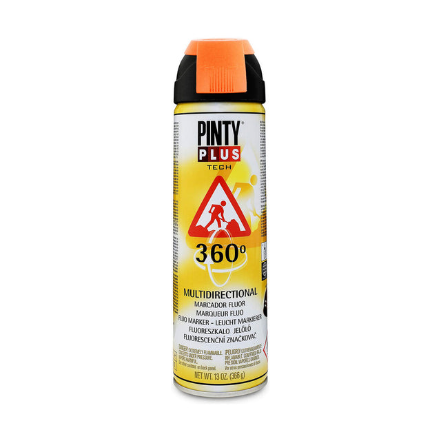 Peinture en spray Pintyplus Tech T143 366 ml 360º Orange