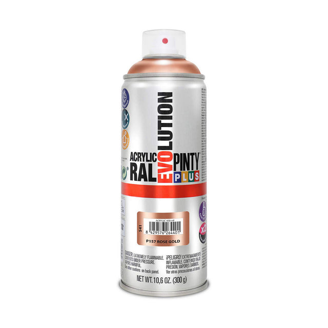 Peinture en spray Pintyplus Evolution P157 Or rose 300 ml