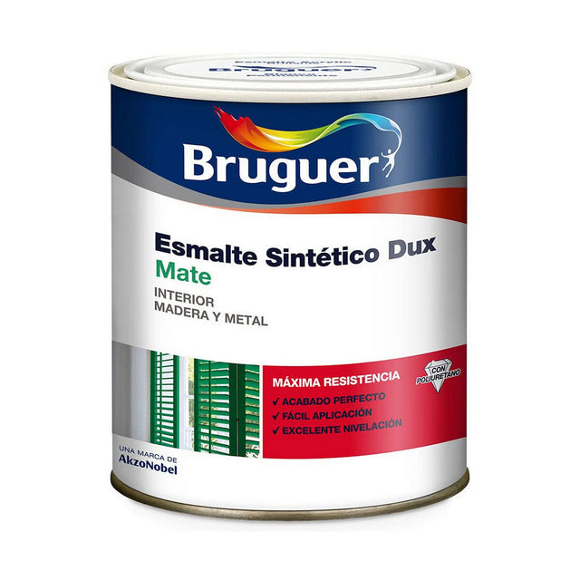 Émail synthétique Bruguer Dux Noir 750 ml Mat
