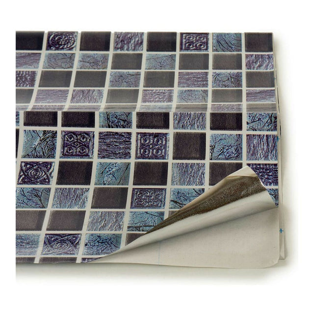 Papier adhésif Bordure Carreaux (60 x 90 x 1 cm)