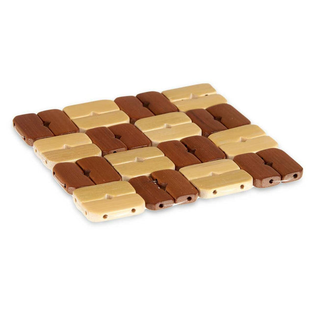 Dessous de plat Bois Marron 13 x 2 x 13 cm