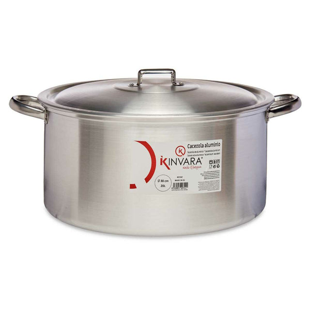 Casserole Argenté Aluminium 20 L