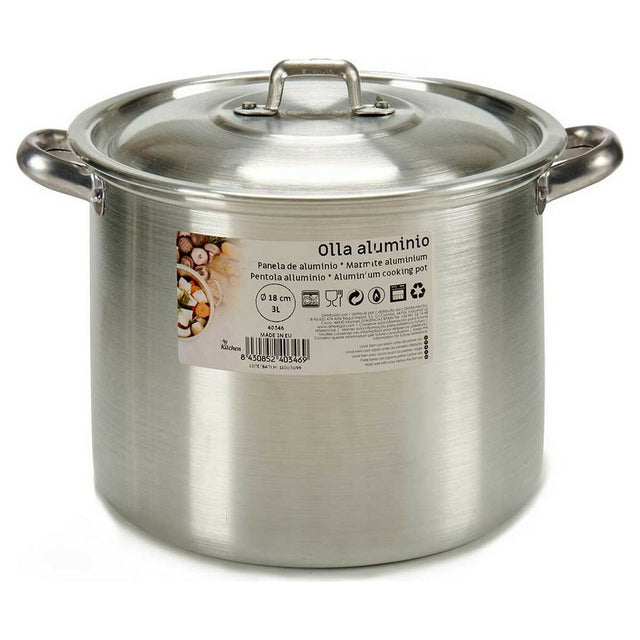 Cuisinière à cuisson lente Argent Aluminium Argenté (20 x 17 x 23 cm) ((3 L))