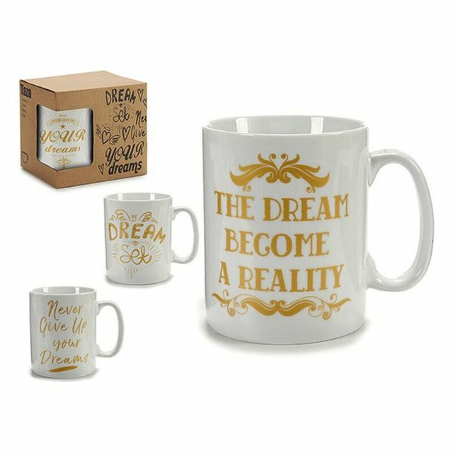 Tasse mug Or (9 x 11 x 12,5 cm)