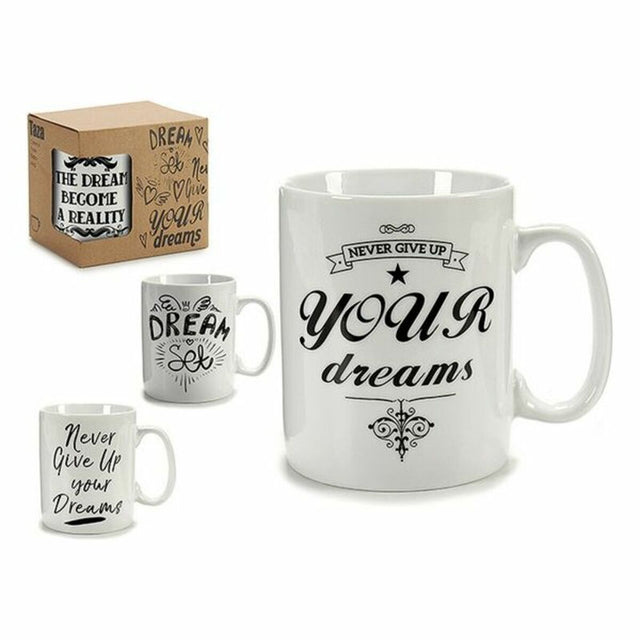 Tasse mug Dream 330 ml Porcelaine Noir