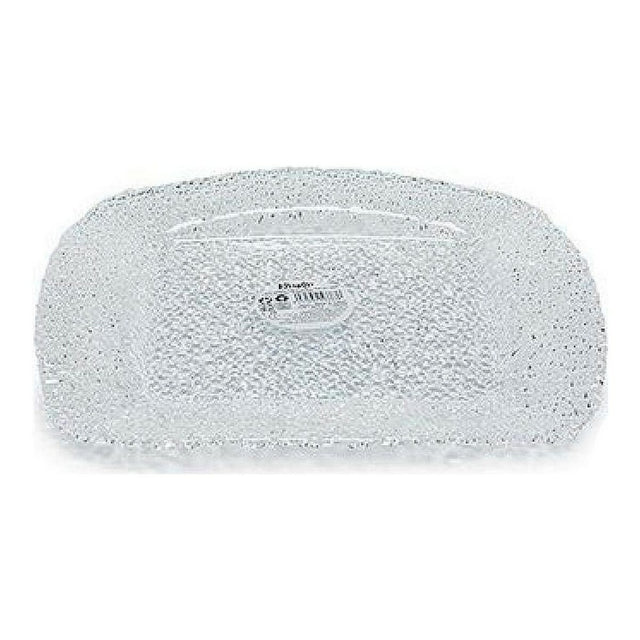 Assiette Transparent verre (27 x 2,5 x 27 cm)