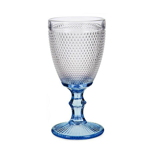 Verre Transparent Points Bleu de Colbat verre (240 ml)