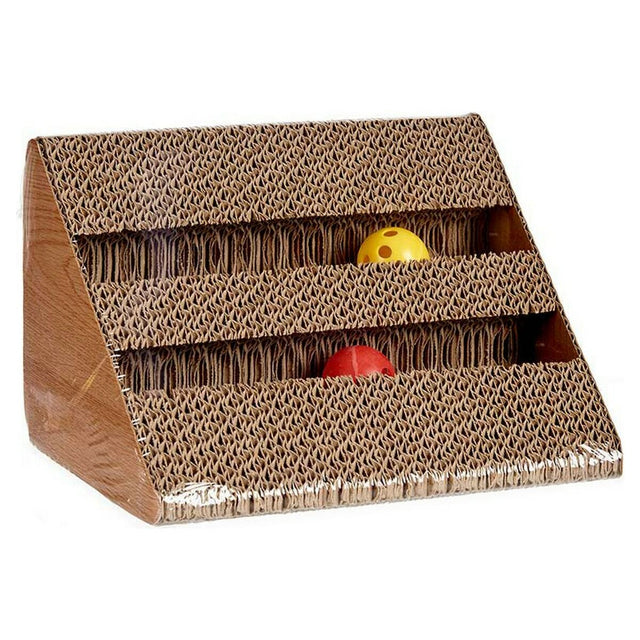Grattoir pour Chats Marron (16,5 x 16,5 x 26,5 cm)