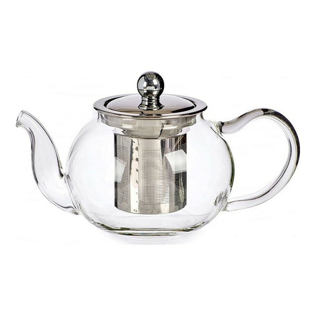 Théière Classic Verre Transparent Acier (11 x 10 x 18 cm) (500 ml)