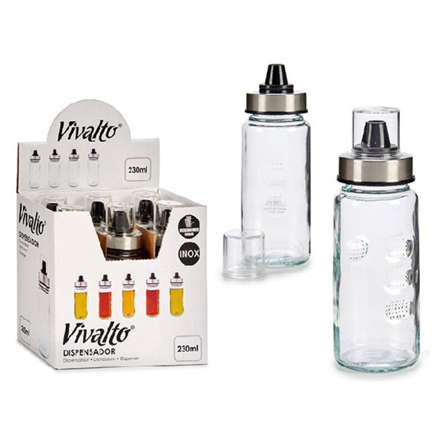 Distributeur verre Acier Plastique (230 ml)