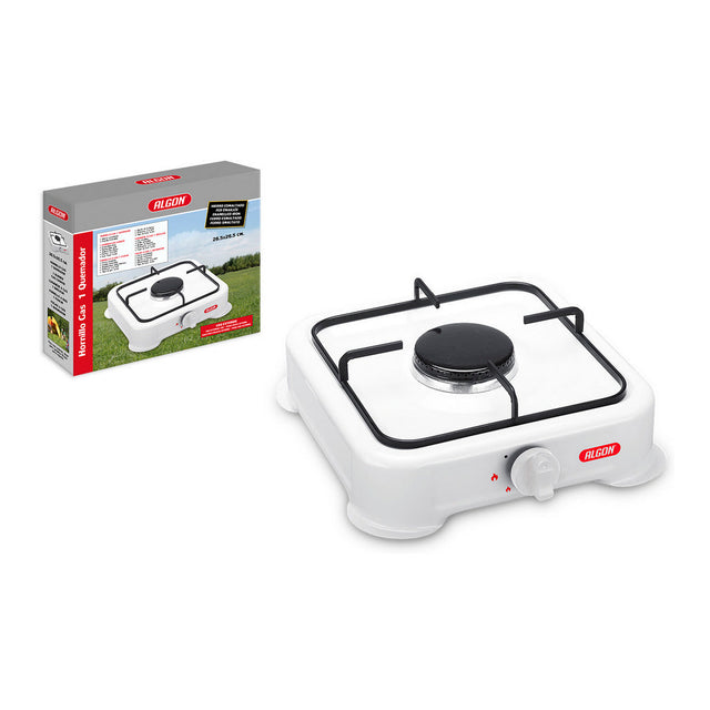réchaud à gaz Algon 2,2 kW G30 Blanc (26,5 x 26,5 x 6 cm)