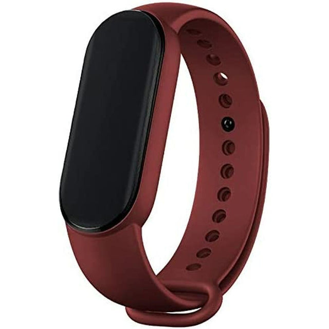 Bracelet à montre Cool Xiaomi Mi Band 5 , 6, 7, Amazfit Band 5 Bordeaux