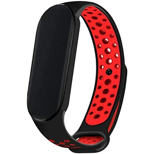 Bracelet à montre Cool Xiaomi Mi Band 5, 6, Amazfit Band 5 Rouge