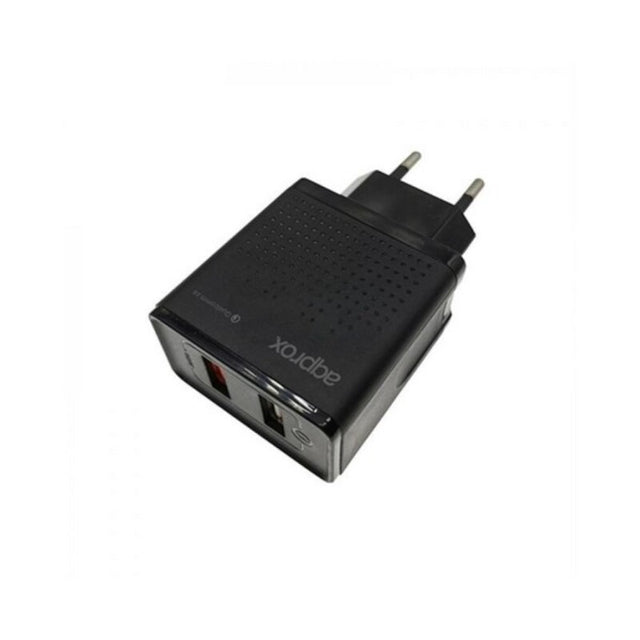 Chargeur mural approx! APPUSBWALLQC 18W Noir