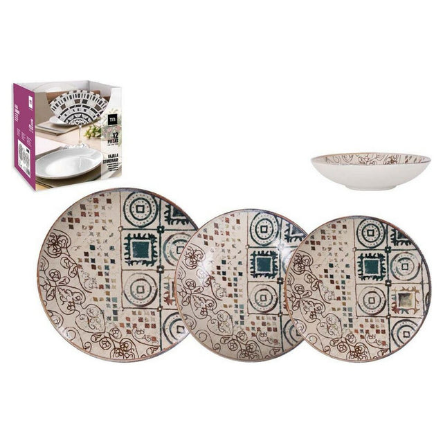 Assietes Creta Porcelaine 12 Pièces