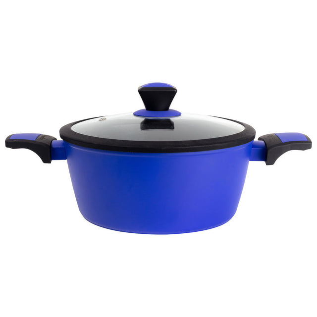 Casserole Benetton RAINBOW BE Bleu Ø 20 cm Aluminium forgé