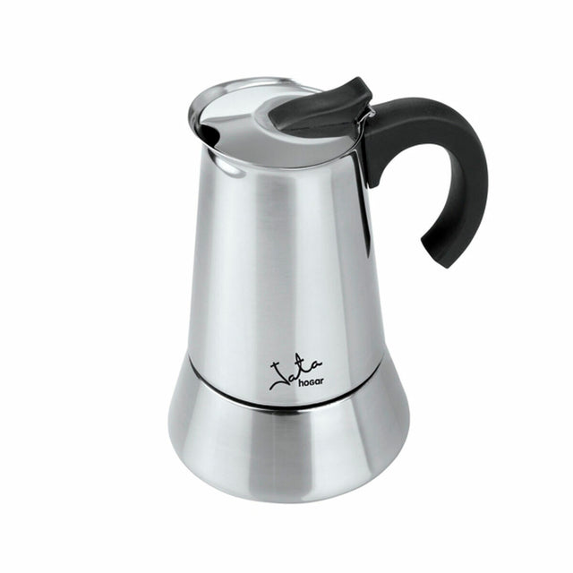 Cafetière Italienne JATA CAX106 ODIN * Acier inoxydable (10.5 x 19 x 10.5 cm) (6 Tasses)