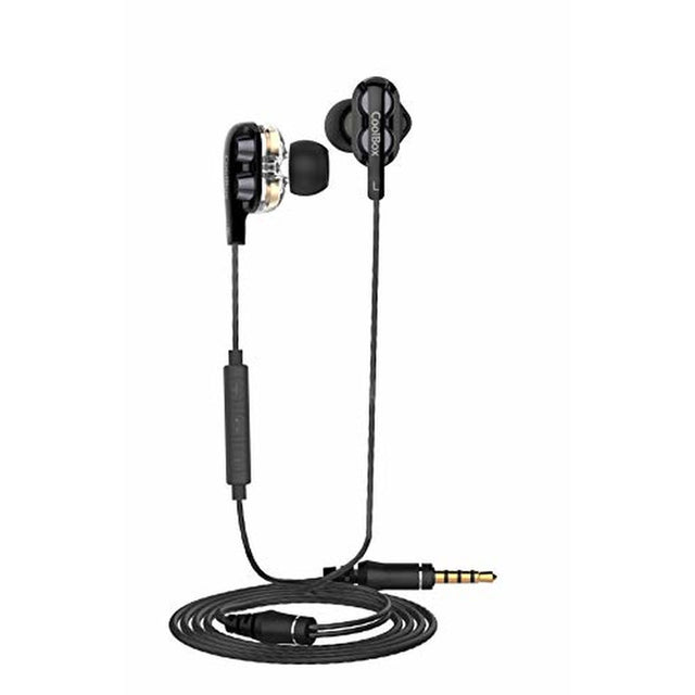 Casques avec Microphone CoolBox COO-AUR-S04DD