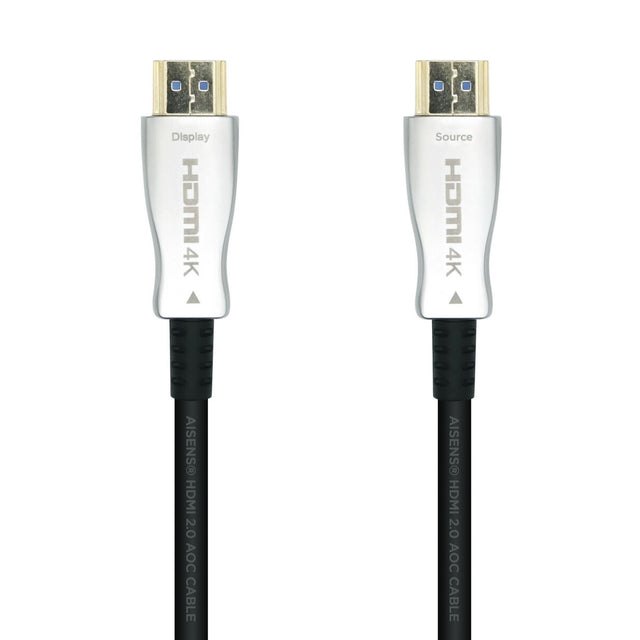 Câble HDMI Aisens V2.0 AOC Premium 4K Grande vitesse Noir 20 m
