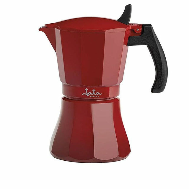 Cafetière Italienne JATA HCAF2012 * Rouge Aluminium (12 Tasses)
