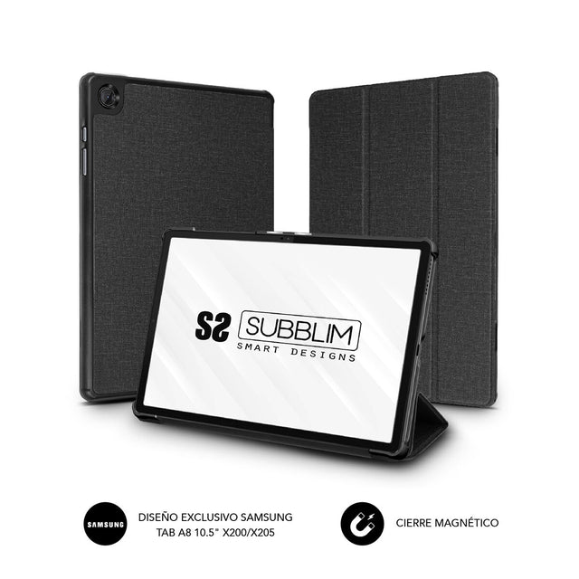 Housse pour Tablette Subblim TAB A8 X200/X205 Noir 10,5"