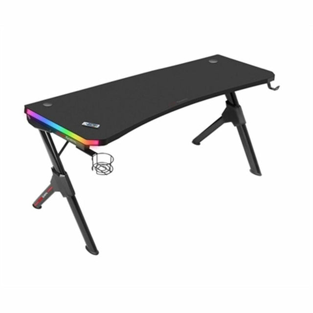 Bureau Mars Gaming MGD140RGB Noir Acier (140 cm)
