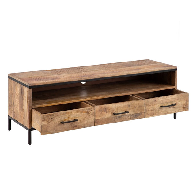 Meubles de télévision AVA 148 x 45 x 50 cm Naturel Bois de manguier