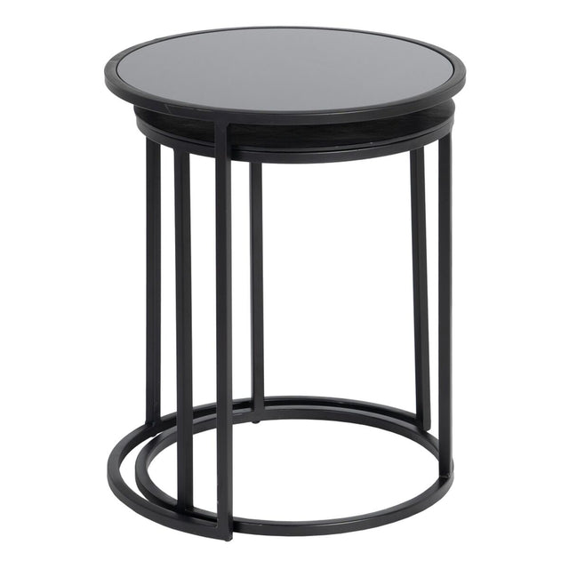 Table d'appoint Noir 45 x 45 x 56 cm