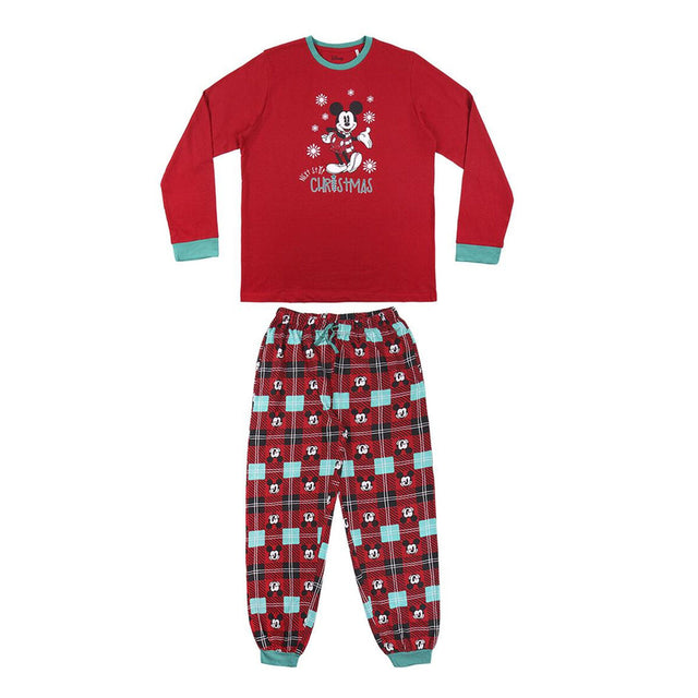 Pyjama Mickey Mouse Homme Rouge