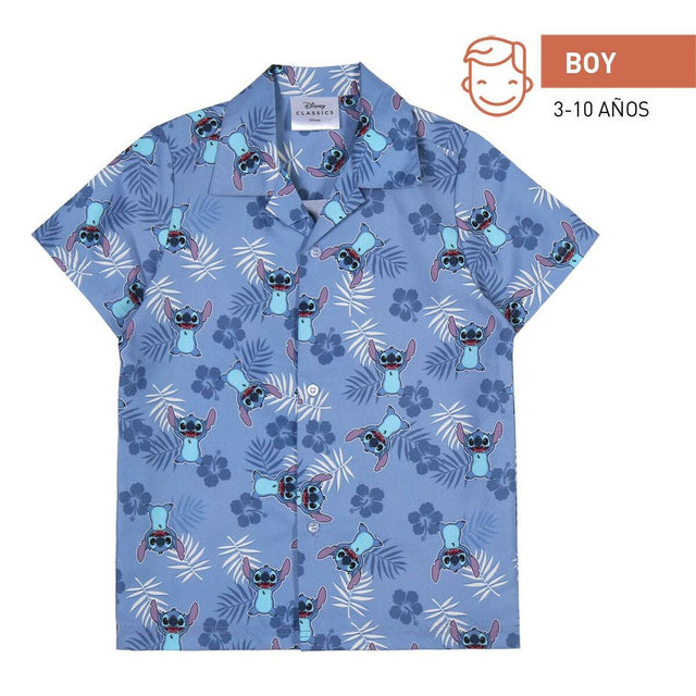 Chemise Stitch Bleu