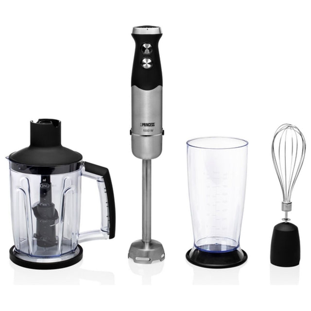 Mixeur plongeant Princess 221221 Noir Acier inoxydable 1000 W