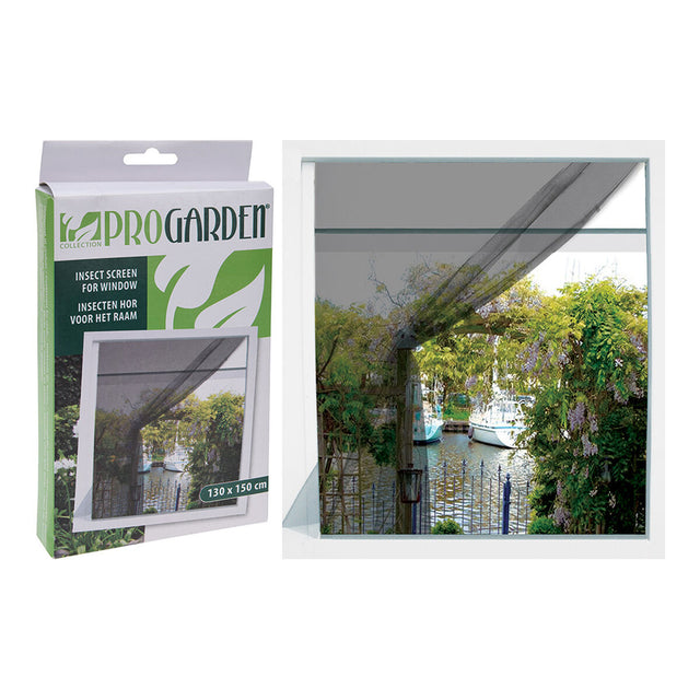 Moustiquaire Progarden Fibre de Verre Fenêtres Anthracite (130 x 150 cm)