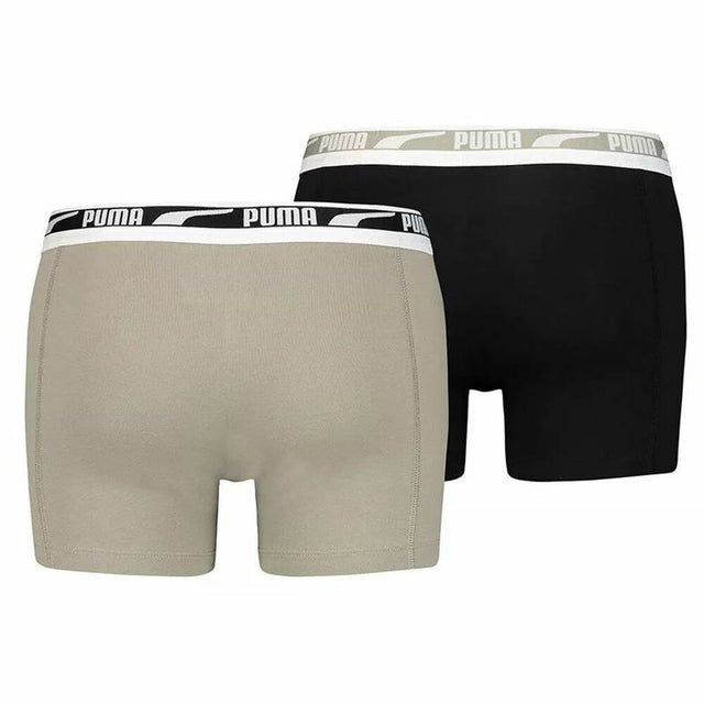 Boxer pour homme Puma Multi Beige (2 pcs)