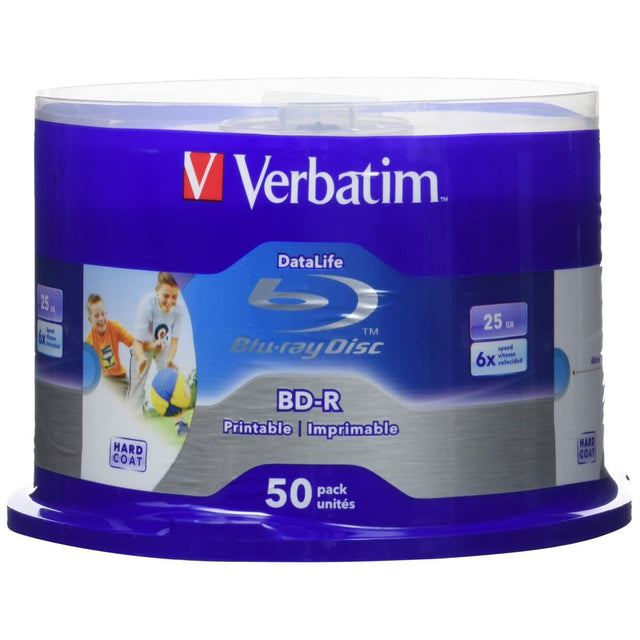 Blu-Ray BD-R Verbatim 43812 50 pcs (Reconditionné B)