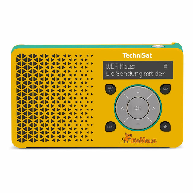 Radio TechniSat USB Jaune 50 Hz (Reconditionné A)