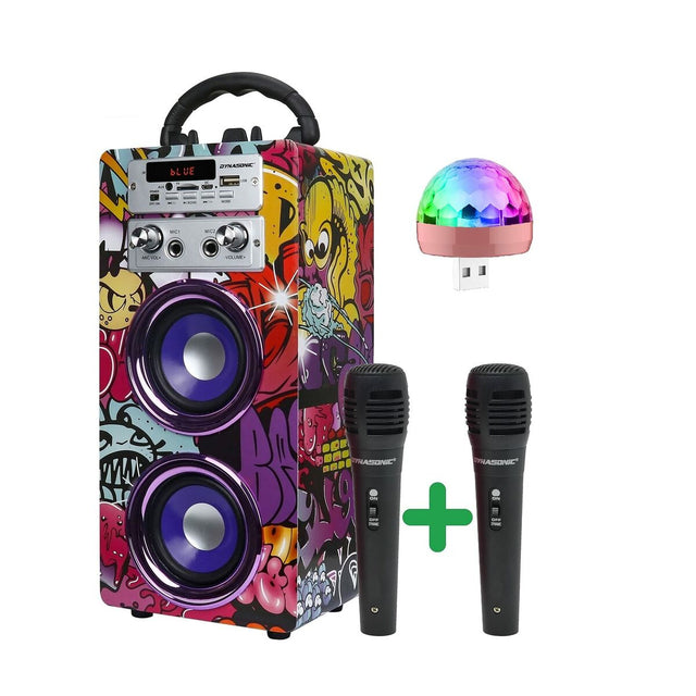 Haut-parleurs bluetooth portables Dynasonic 025-12luz (Reconditionné D)