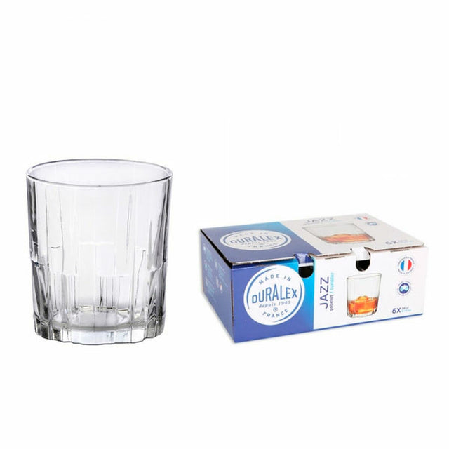Set de Verres Duralex Jazz Ø 7,8 x 8,7 cm 260 ml (6 Unités) (6 pcs)