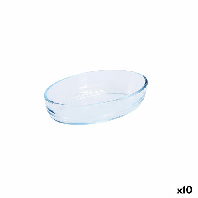Plat de Four Pyrex Classic Ovale 21 x 13 x 5 cm Transparent verre 10 Unités